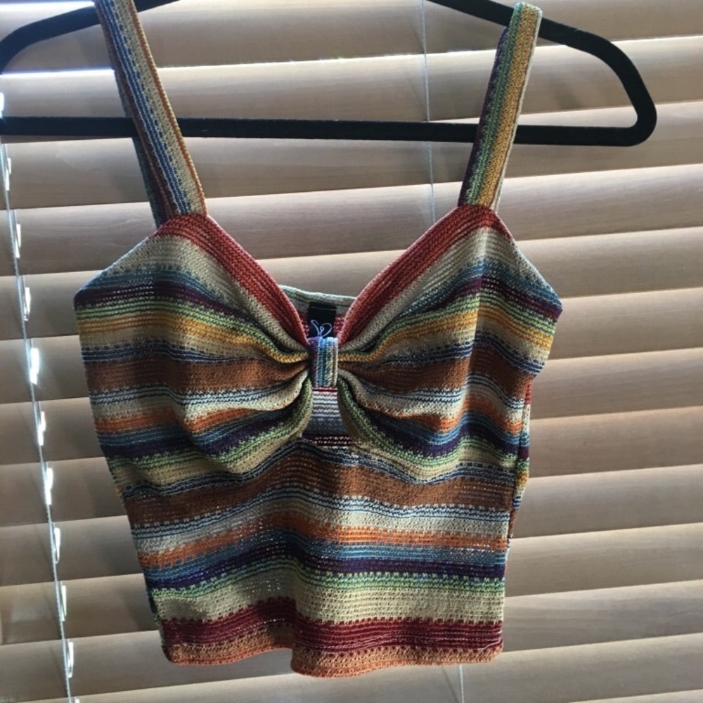 Windsor fashion multi color crop tank